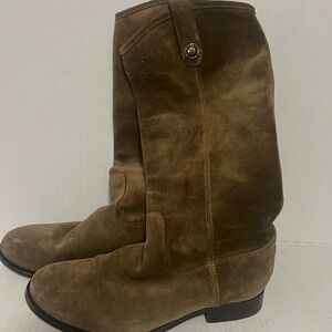 Frye Brown Heeled Boots